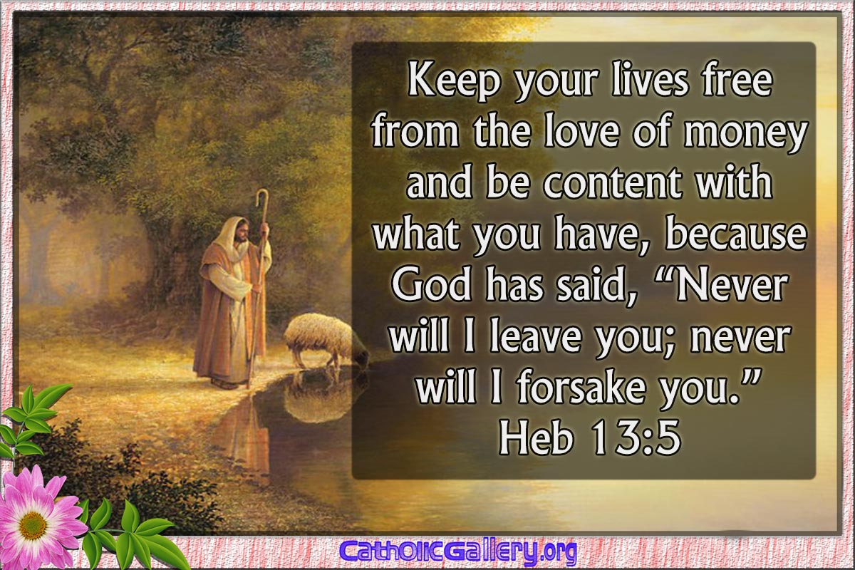 Heb 13 5 Bible Quotes